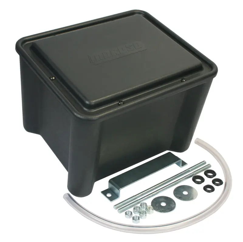 Moroso Sealed Battery Box Black W/Mounting Hardware - Black 1