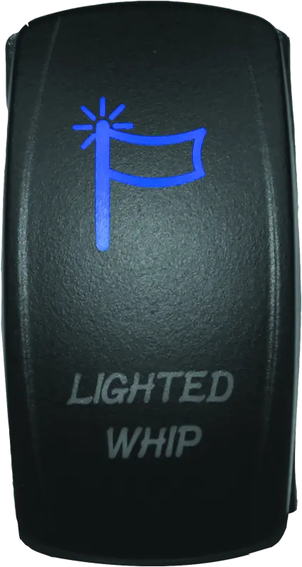 Dragonfire Racing Lighted Switch Whip On/Off Blue 1