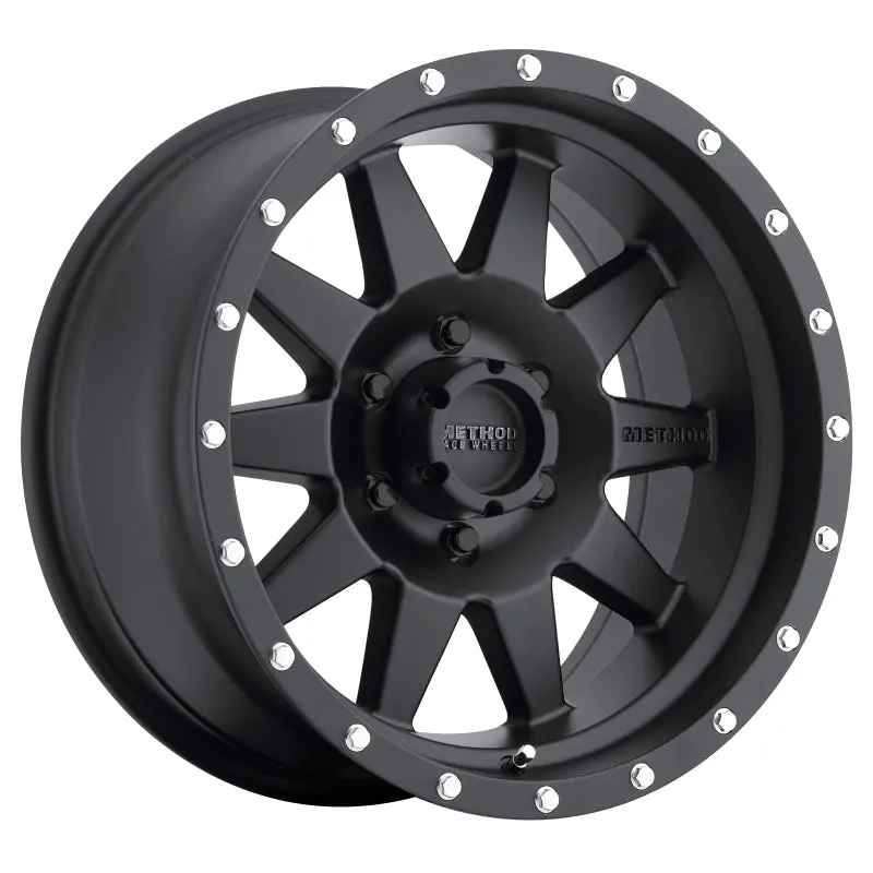 Method Mr301 The Standard 15X7 -6Mm Offset 6X5.5 108Mm Cb Matte Black Wheel 1