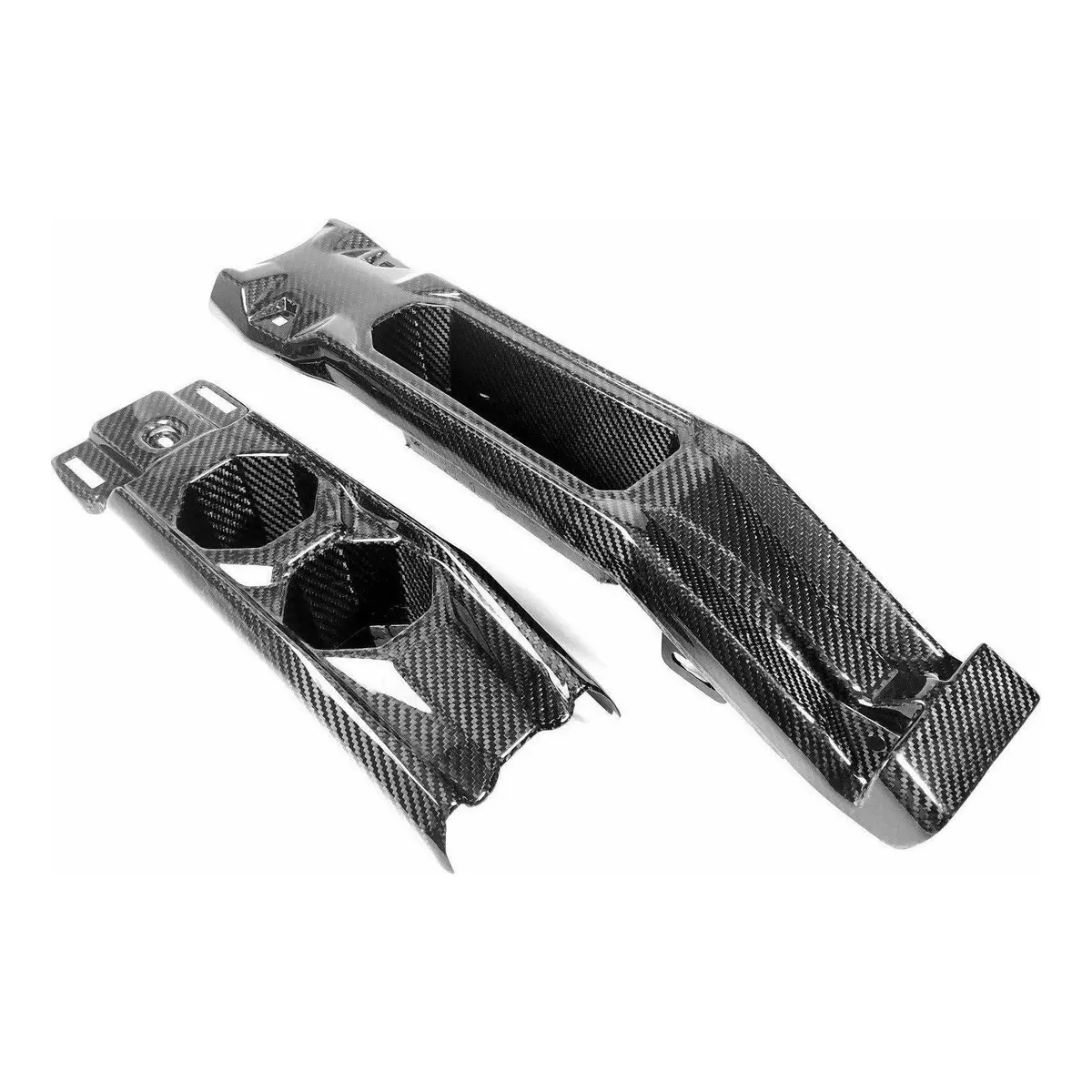 Can Am X3 Max Carbon Fiber Rear Console (With Cup Holders) 1