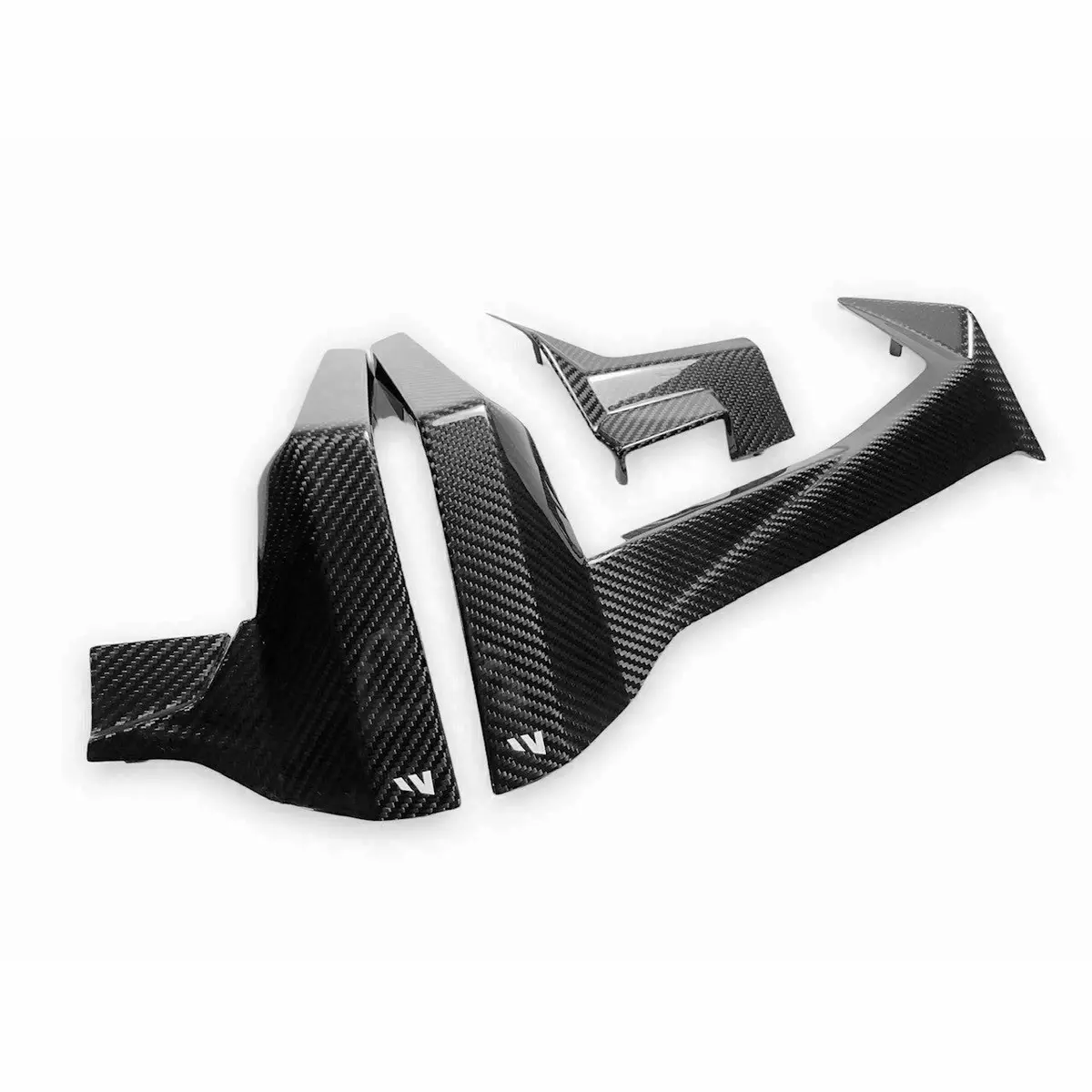 Polaris Rzr Pro / Turbo R Carbon Fiber Dash Trim Kit (3-Piece) 1