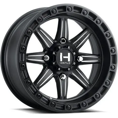 H109 Alpha Utv Wheel (Satin Black Milled) 1