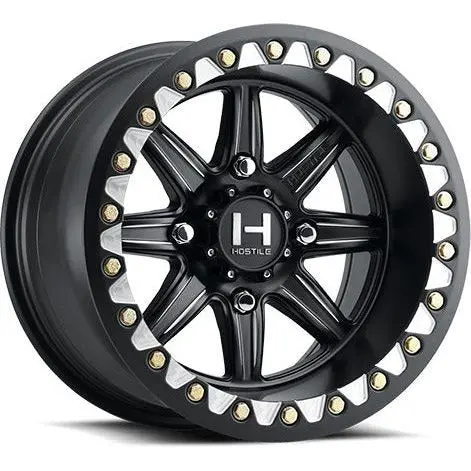 H309 Alpha Utv Beadlock Wheel (Satin Black Milled) 1