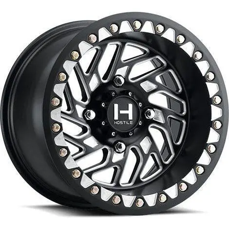 H316 Jigsaw Utv Beadlock Wheel (Satin Black Milled) 1