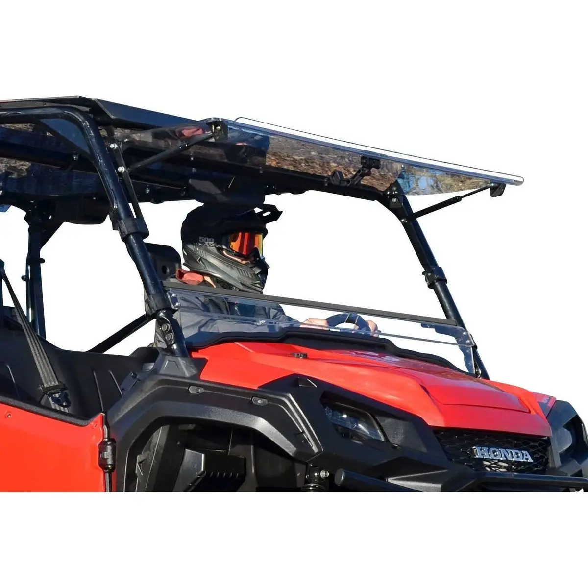 Honda Pioneer 1000 Scratch Resistant Flip Windshield 1