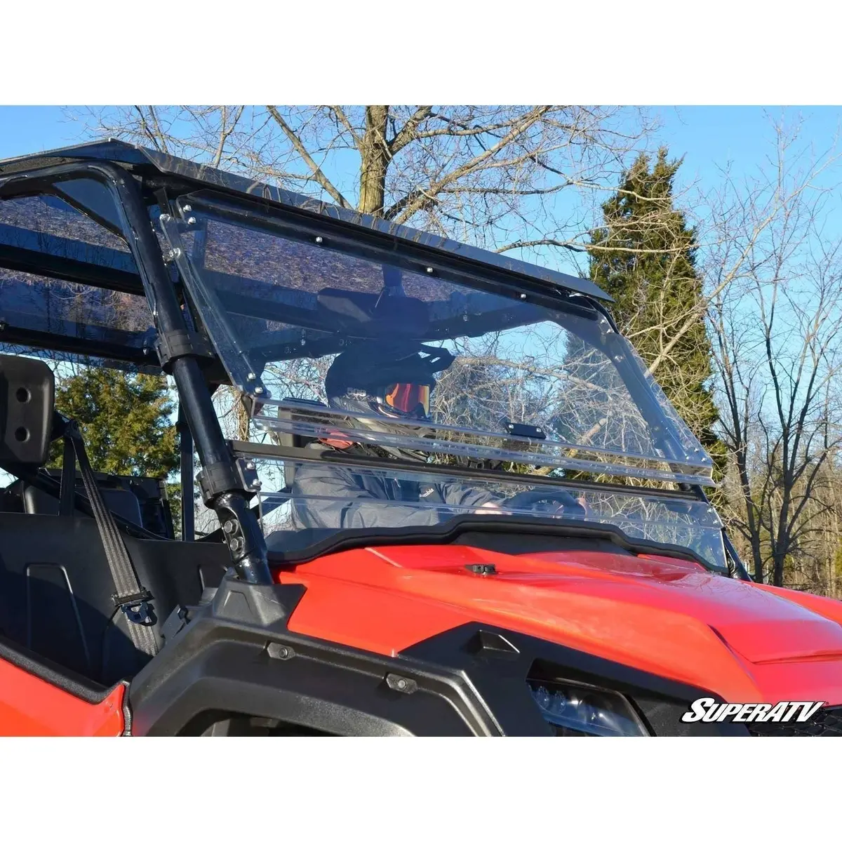 Honda Pioneer 1000 Scratch Resistant Flip Windshield 2