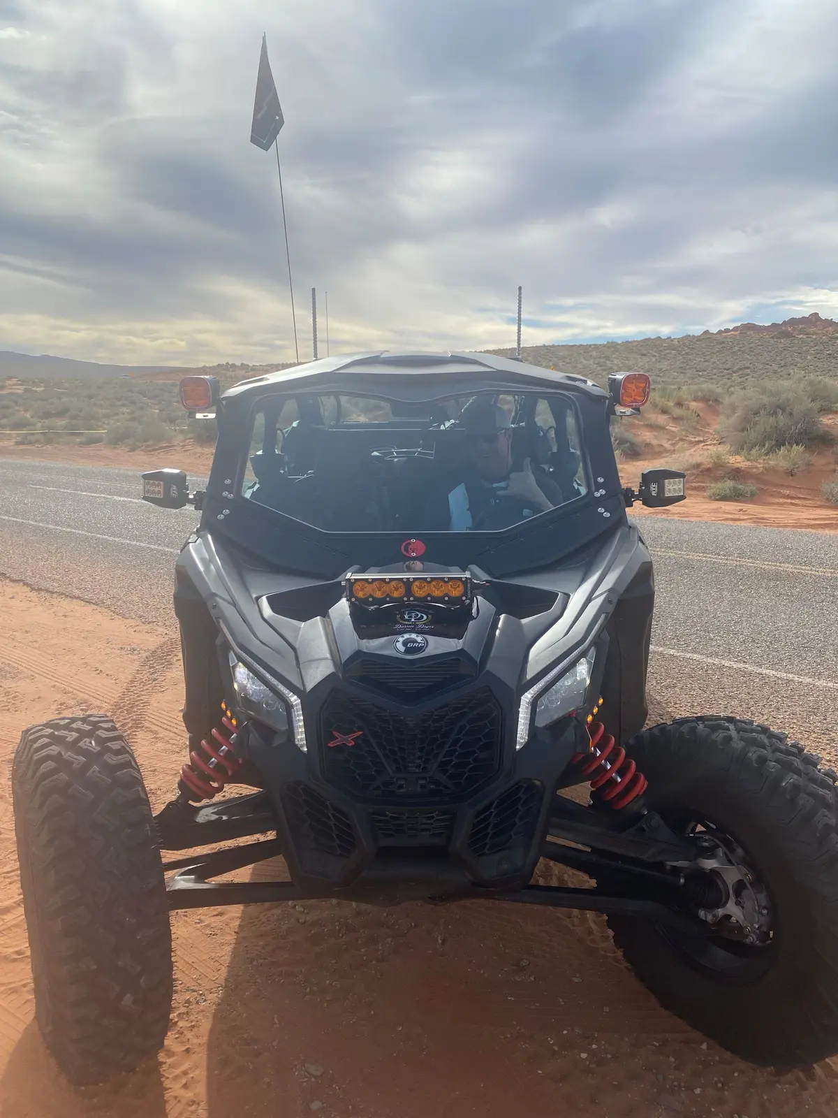 Can Am X3 Upper A Pillar Mount 1