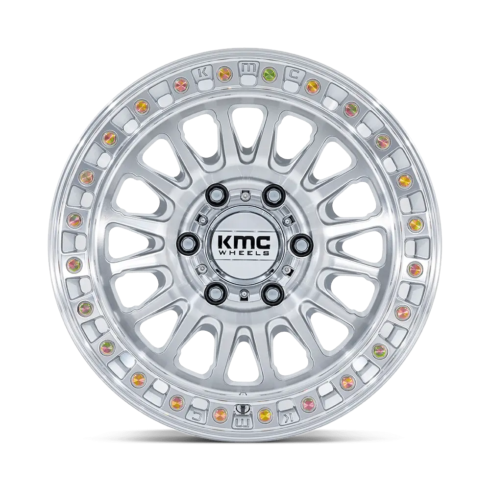 Kmc Km552 Gloss Silver W/ Machined Face Ims Wheel 2