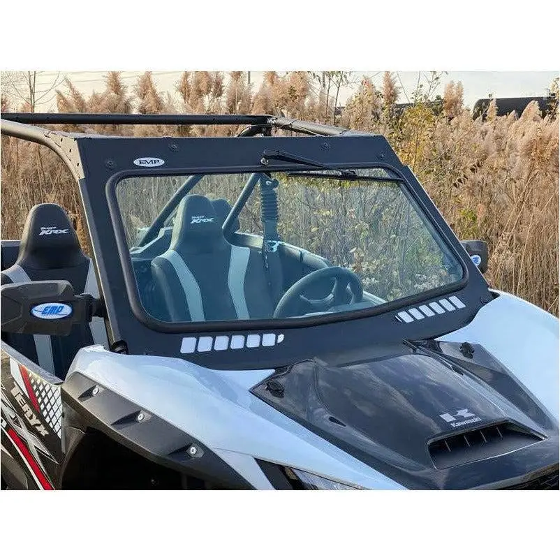 Kawasaki Krx Vented Glass Windshield 1