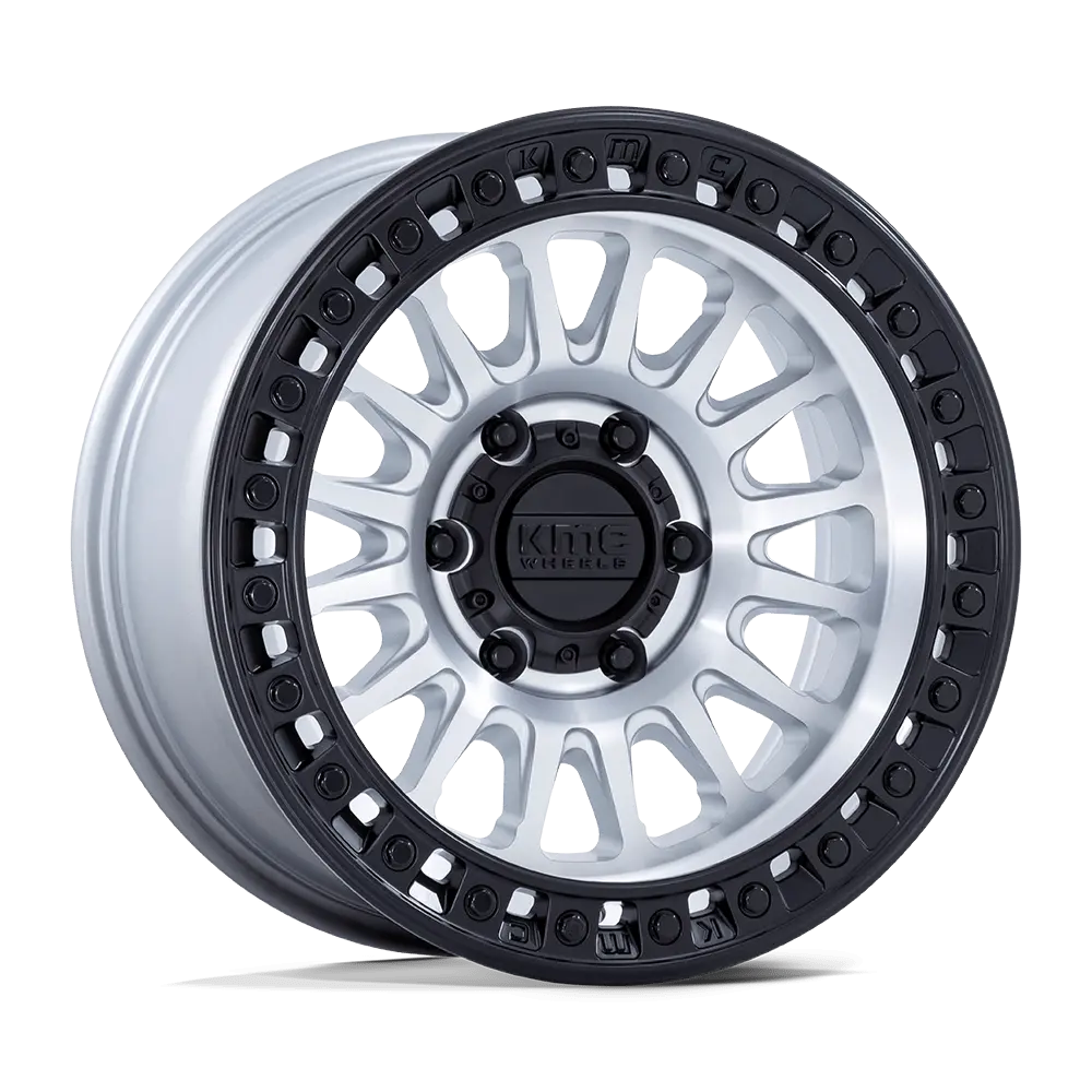 Kmc Km552 Machined W/ Matte Black Lip Ims Wheel 1