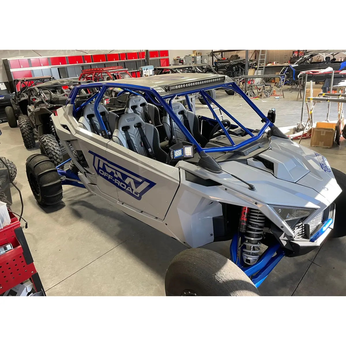 Polaris Rzr Pro R 4 Raw Dominator Roll Cage With Roof 2