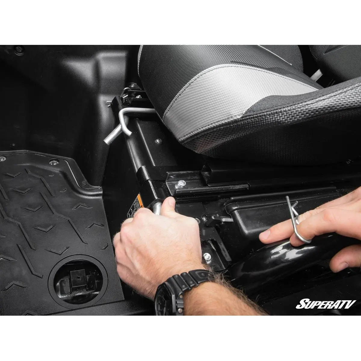 Kawasaki Krx Flip-Up Seat Base 2