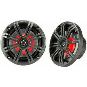 6.5" All Weather Coaxial Speakers With Led Lighting 1