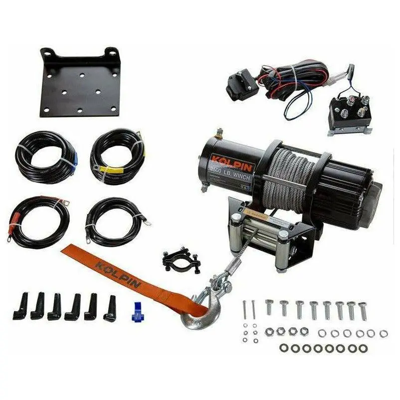 Utv Winch Kit Steel Cable (2500 Lb) 1