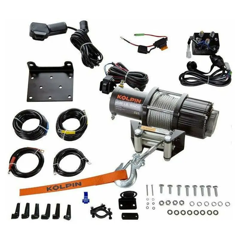 Utv Winch Kit Steel Cable (4500 Lb) 1