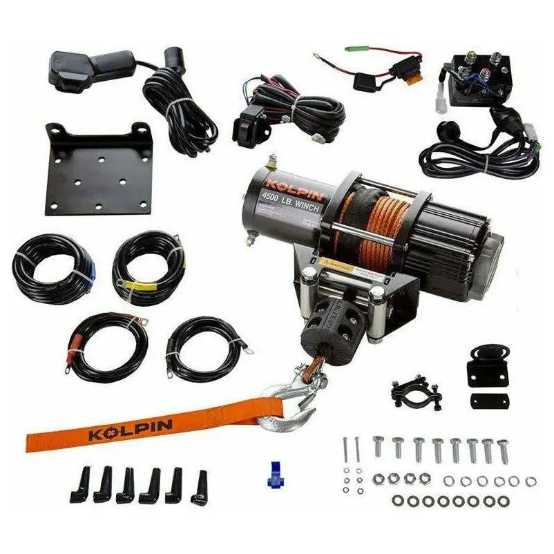 Utv Winch Kit Synthetic Rope (4500 Lb) 1