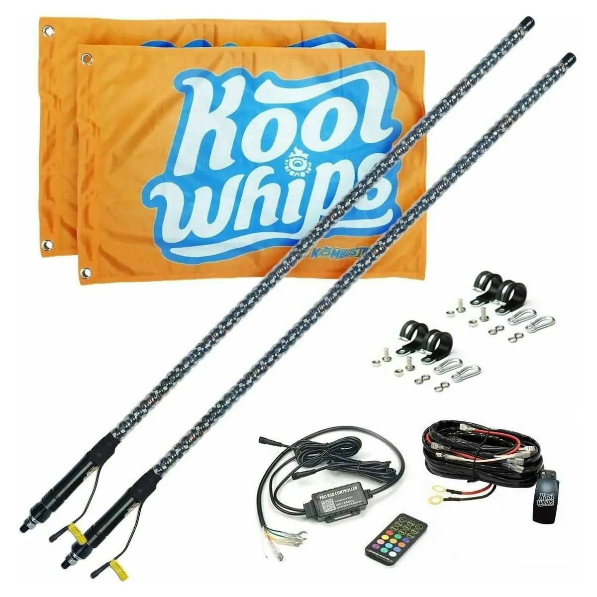 Kool Whips 5Ft Led Whips (Pair) 1