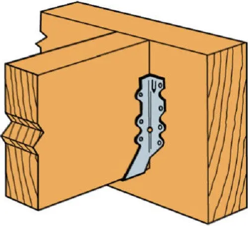 Simpson Strong Tie Lu28 20 Gauge Steel 2 X 8 Face Mount Joist Hangers - Quantity Of 50 2