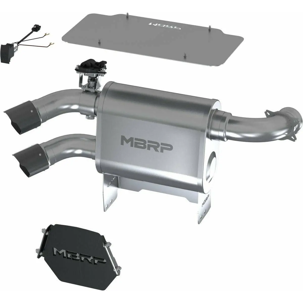 Can Am X3 Dual-Out Active Exhaust 1