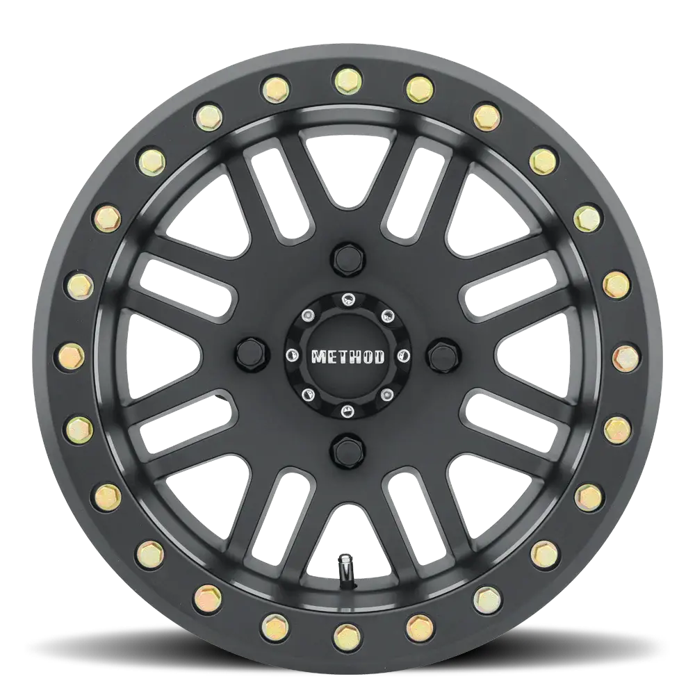Set 0F 4 406 Beadlock Wheel 15X10 4/156 (Matte Black) 2