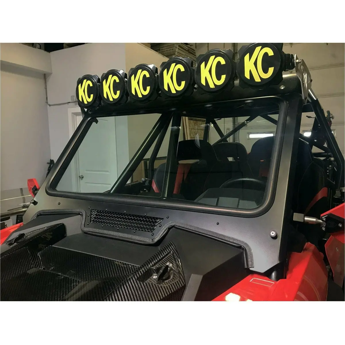 Polaris Rzr (2019+) Glass Windshield For Cagewrx Baja Spec Cage 1