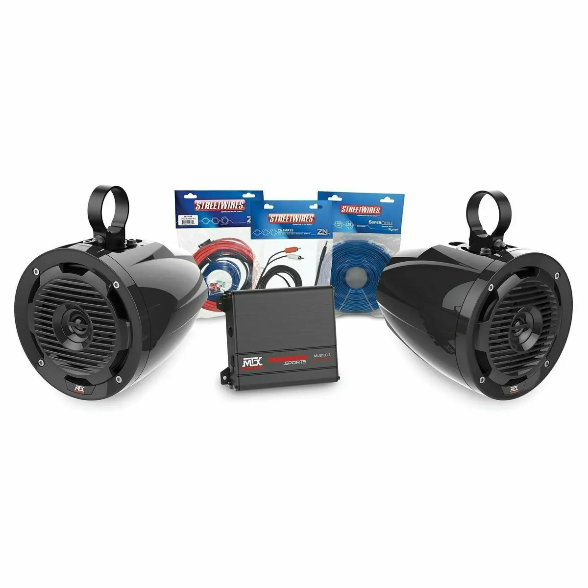 Universal 2 Amplified Cage Mount Speakers 1