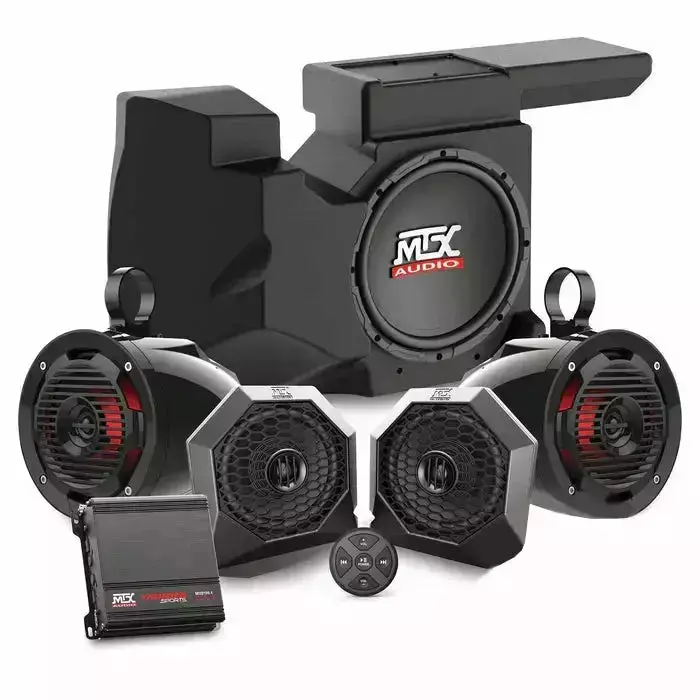 Polaris Rzr Bluetooth Enabled 5 Speaker Audio Kit 1