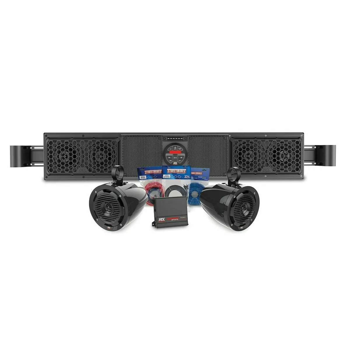 Yamaha Viking Bluetooth Overhead Sound Bar With 2 Amplified Cage Mount Speakers 1