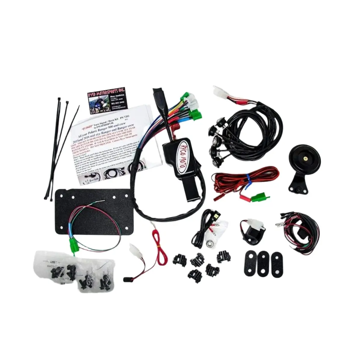 Polaris General / Ranger Turn Signal & Horn Kit With Headlights 1