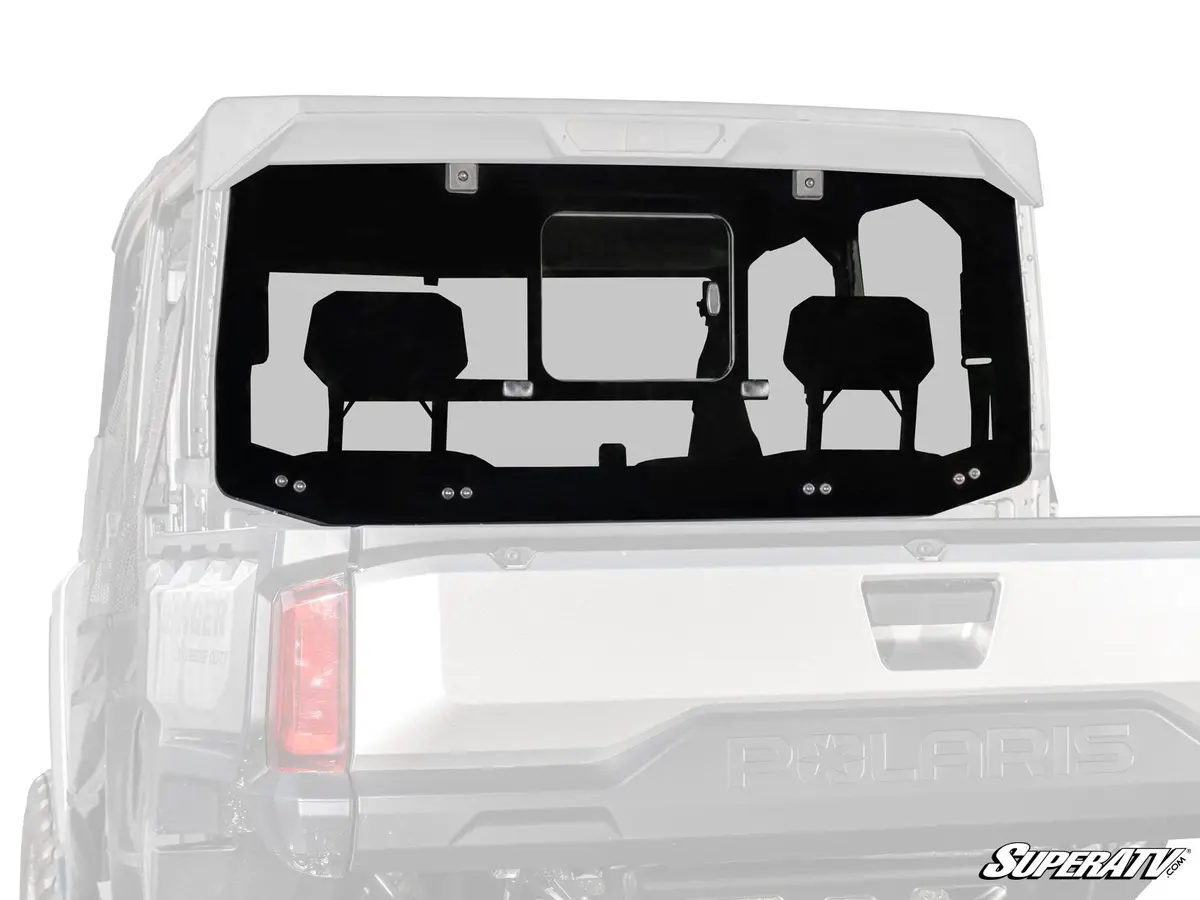 Polaris Ranger Xd 1500 Glass Sliding Rear Windshield 1