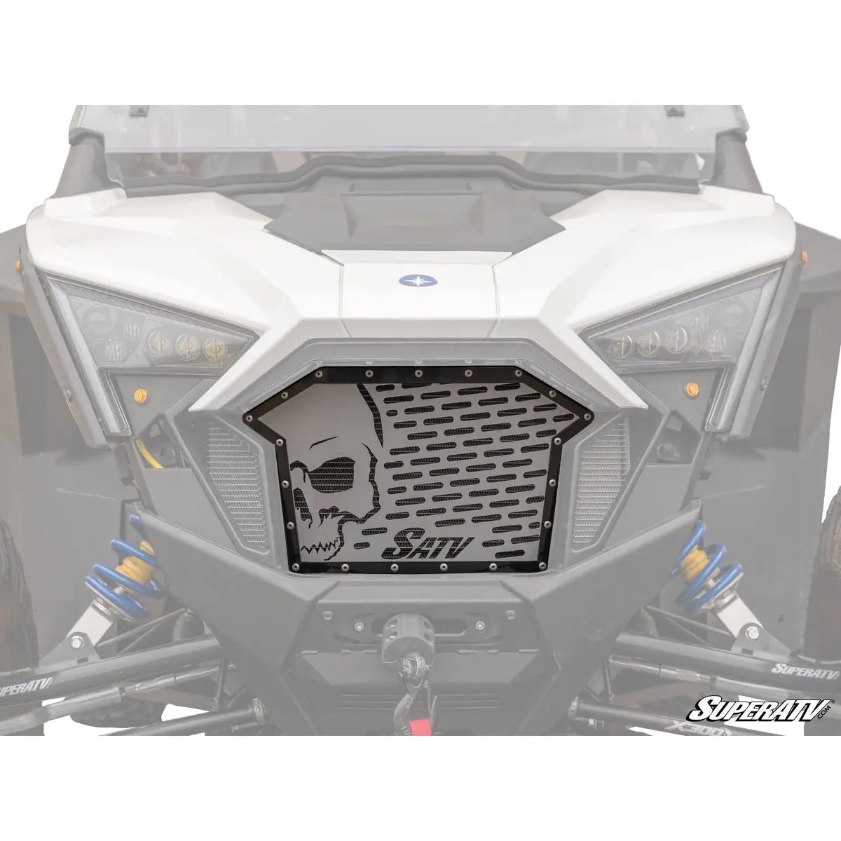 Polaris Rzr Pro Xp / Turbo R Skull Style Front Grille Insert 1