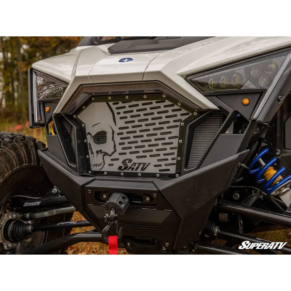 Polaris Rzr Pro Xp / Turbo R Skull Style Front Grille Insert 2