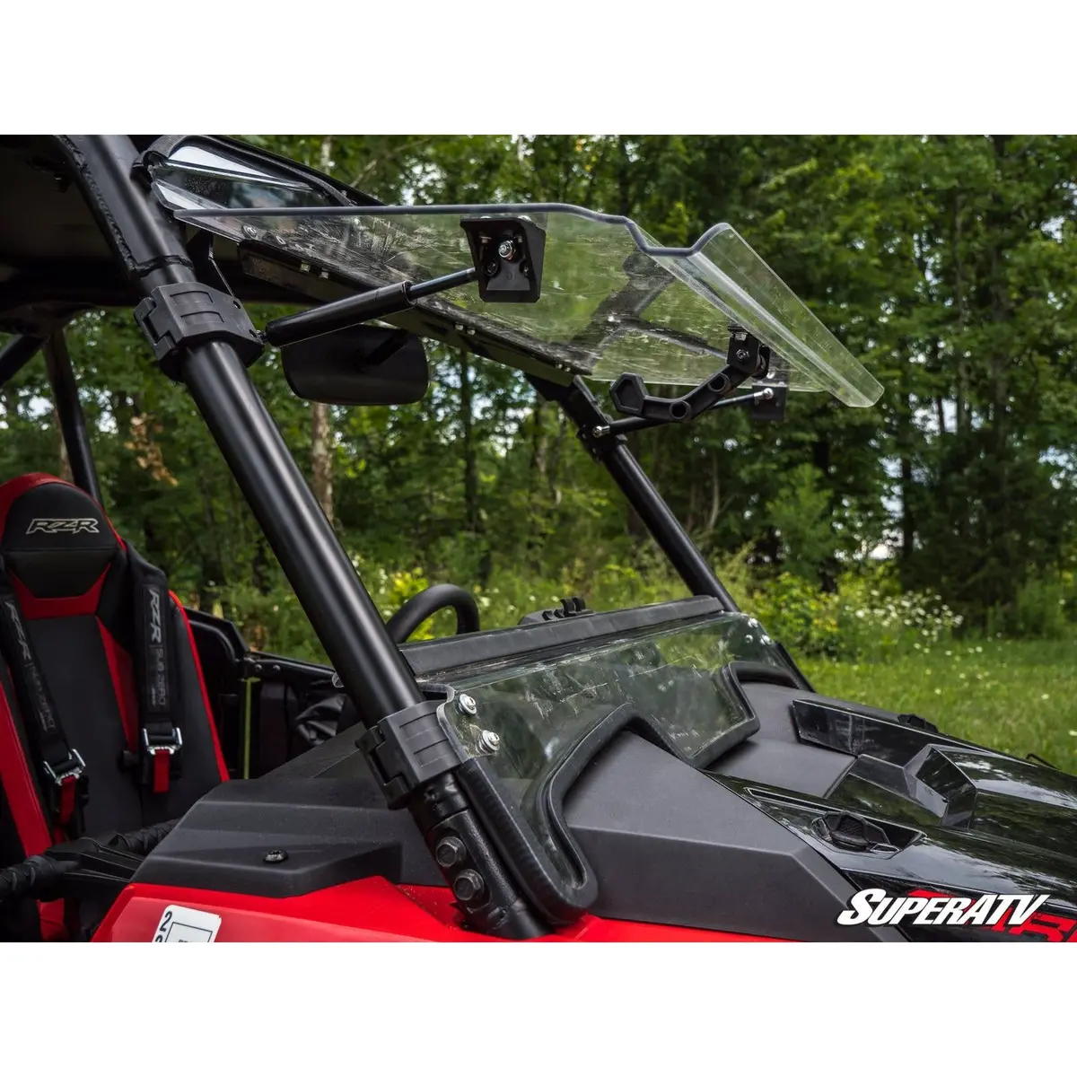 Polaris Rzr Turbo S Scratch Resistant Flip Windshield 2