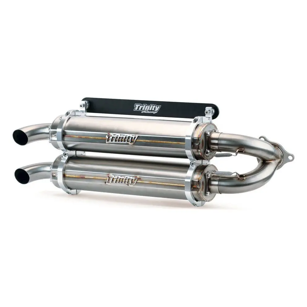 Polaris Rzr Turbo Stainless Steel Slip On Exhaust 1