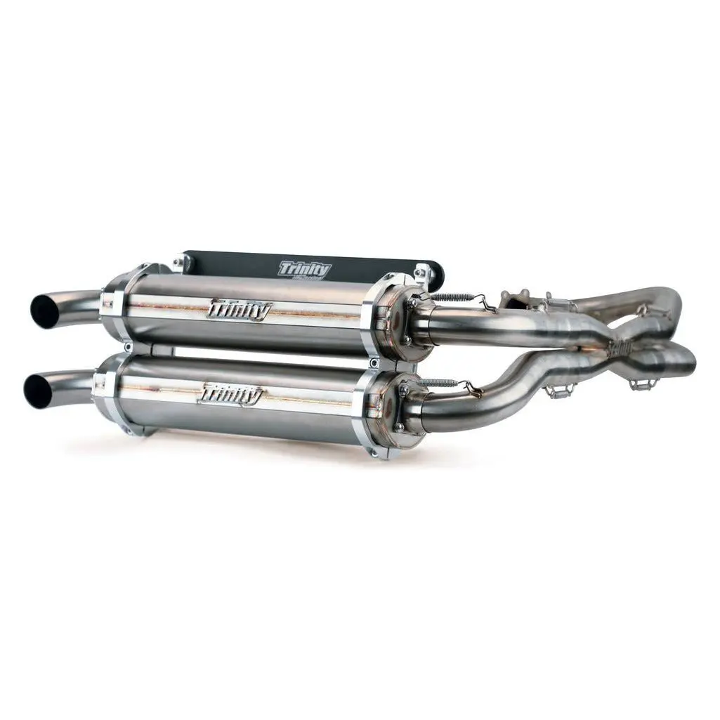 Polaris Rzr Xp 1000 Stainless Steel Full Exhaust 1