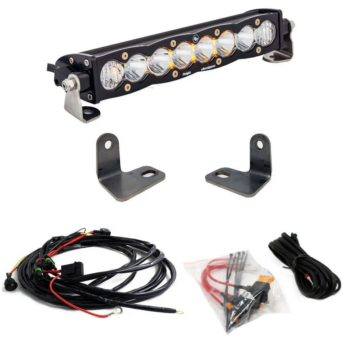 Polaris Rzr Xp Turbo (2016-2018) S8 Hood Mount Light Bar Kit 1