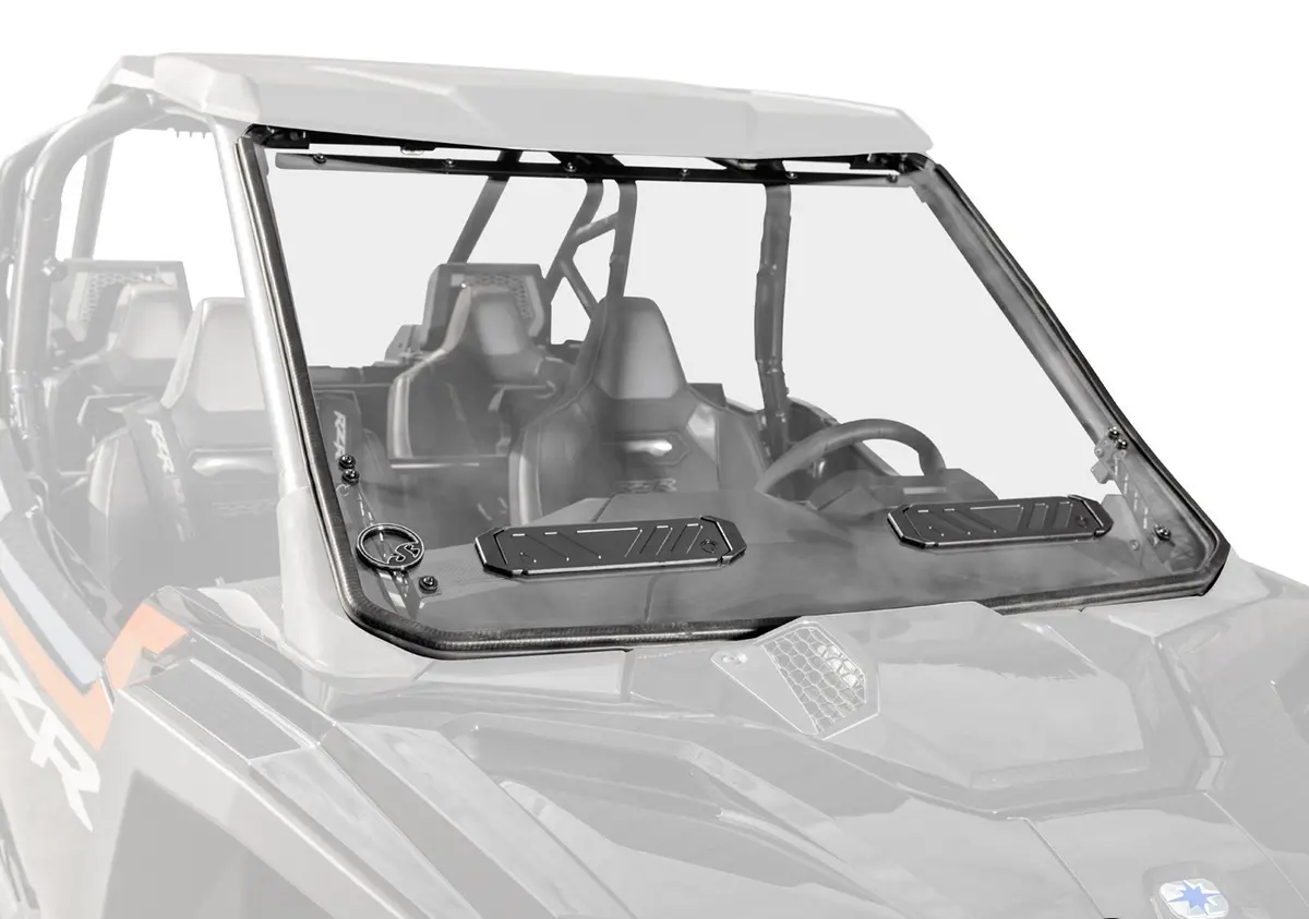 Polaris Rzr Pro S Scratch Resistant Vented Full Windshield 1
