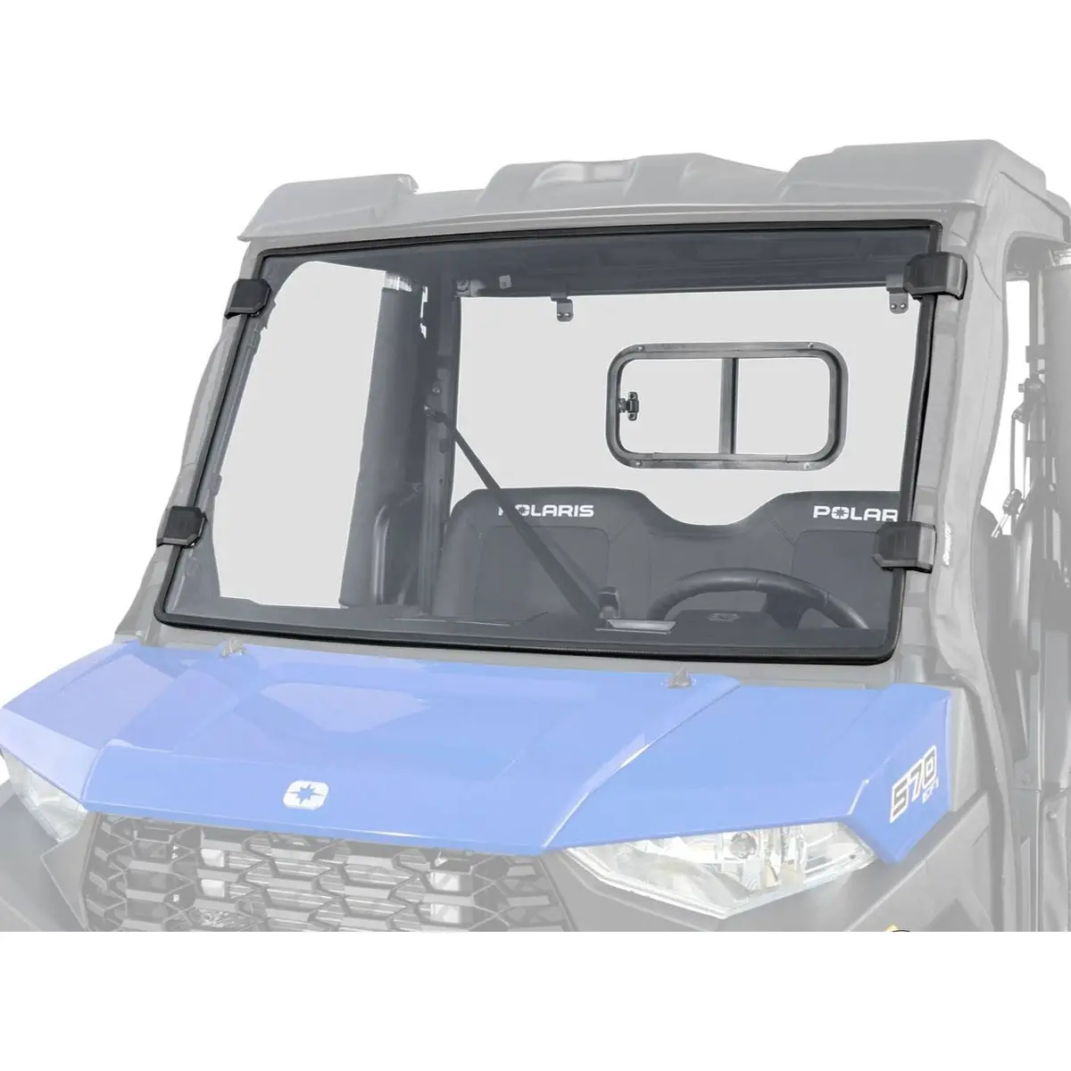 Polaris Ranger Sp 570 Scratch Resistant Full Windshield 1