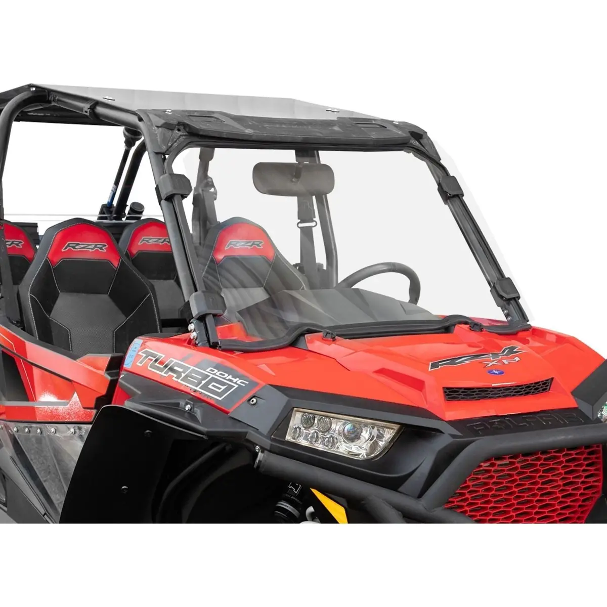 Polaris Rzr Xp Turbo Scratch Resistant Full Windshield 1