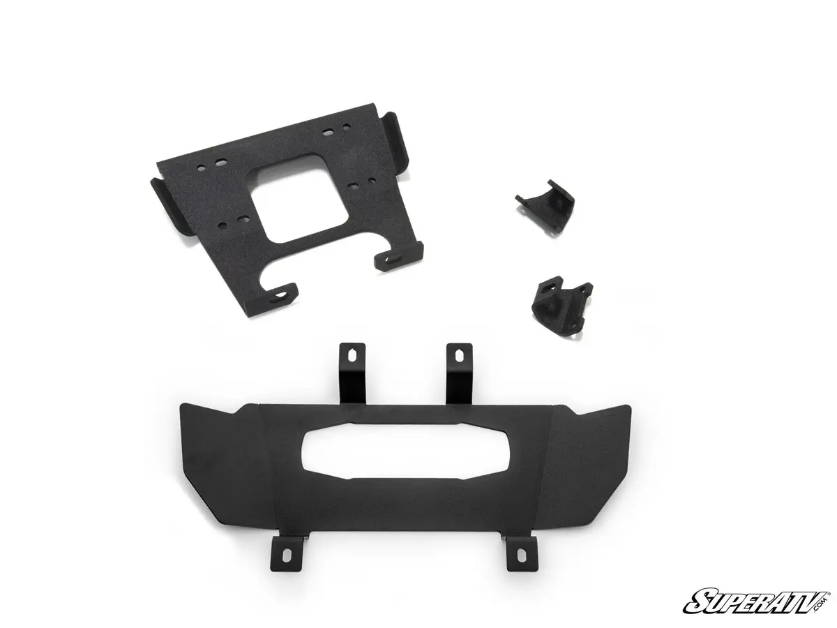 Polaris Rzr Xp Turbo Winch Mounting Plate 1