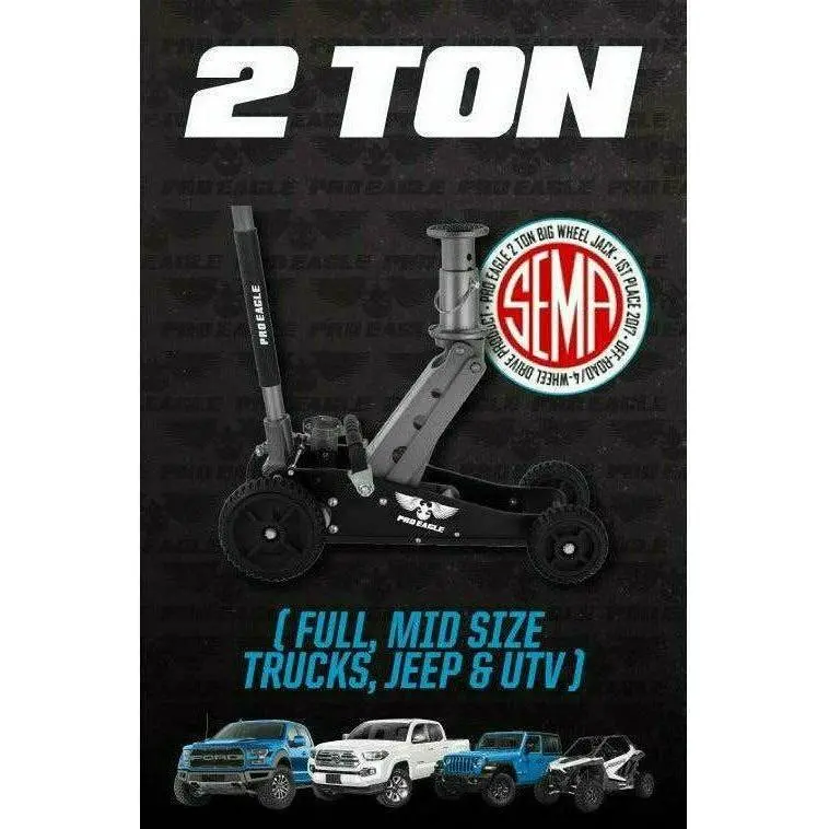 The Beast 2 Ton Big Wheel Off Road Jack 2