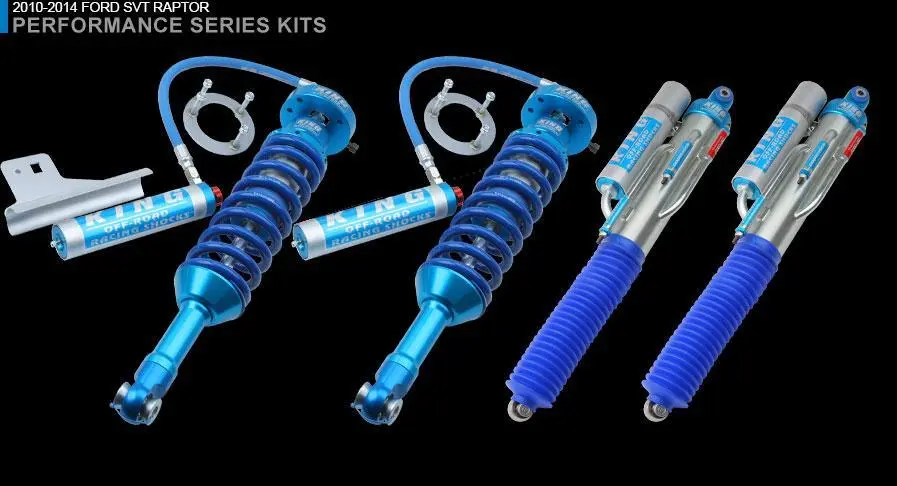 King Performance Series Front Coil-Over Kit For 2010-2014 Ford Raptor Svt W/ Adjuster 1