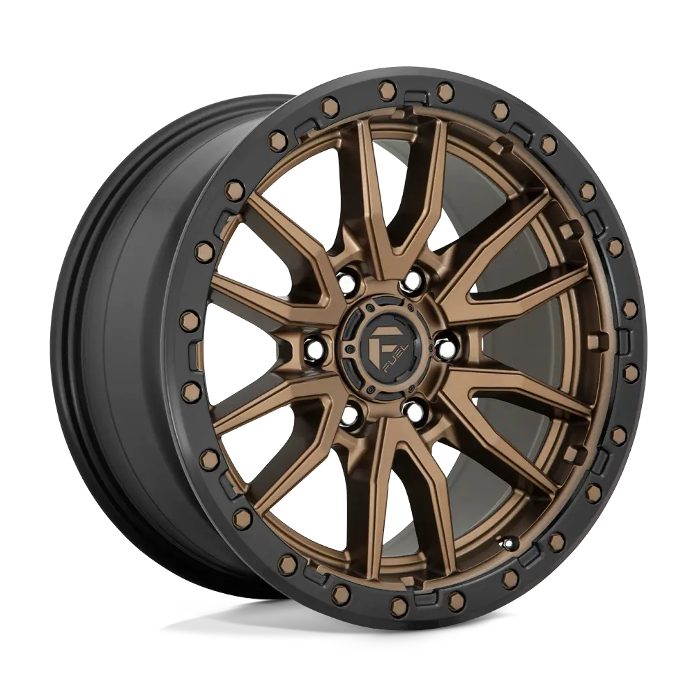 Fuel Off Road Rebel 20X10 6X5.5 106.1 Zdb -18 / Matte Bronze With Black Bead Ring 1