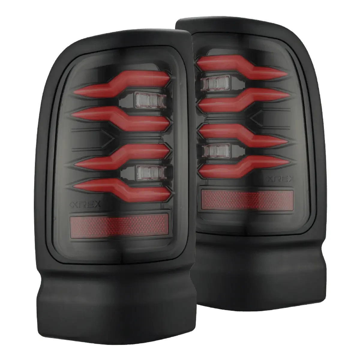 Alpha Rex Second Gen Dodge Ram 1994-2002 2500/3500/1500 Truck Luxx-Series Led Tail Lights 1