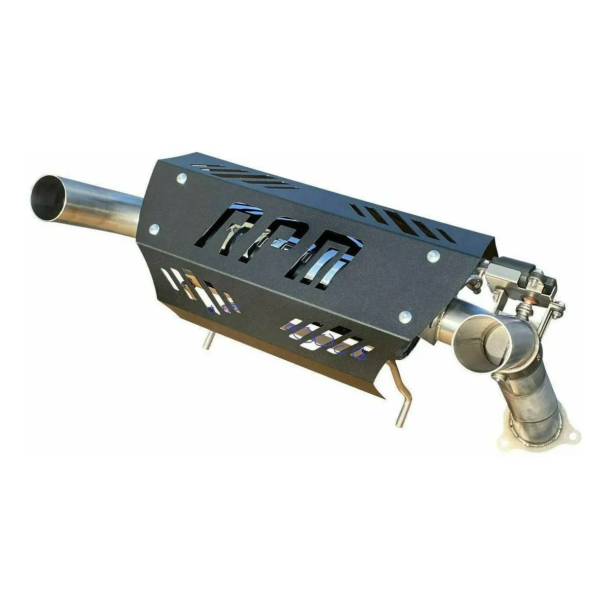 Polaris Rzr Turbo Dual Tip Captain's Choice Exhaust 1