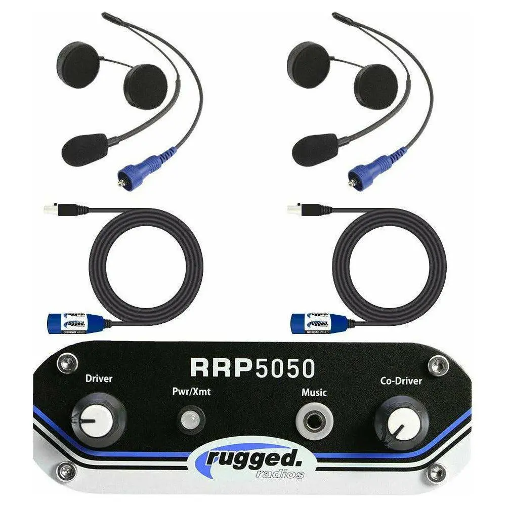 Rrp5050 2 Person Helmet Kit Intercom System 1