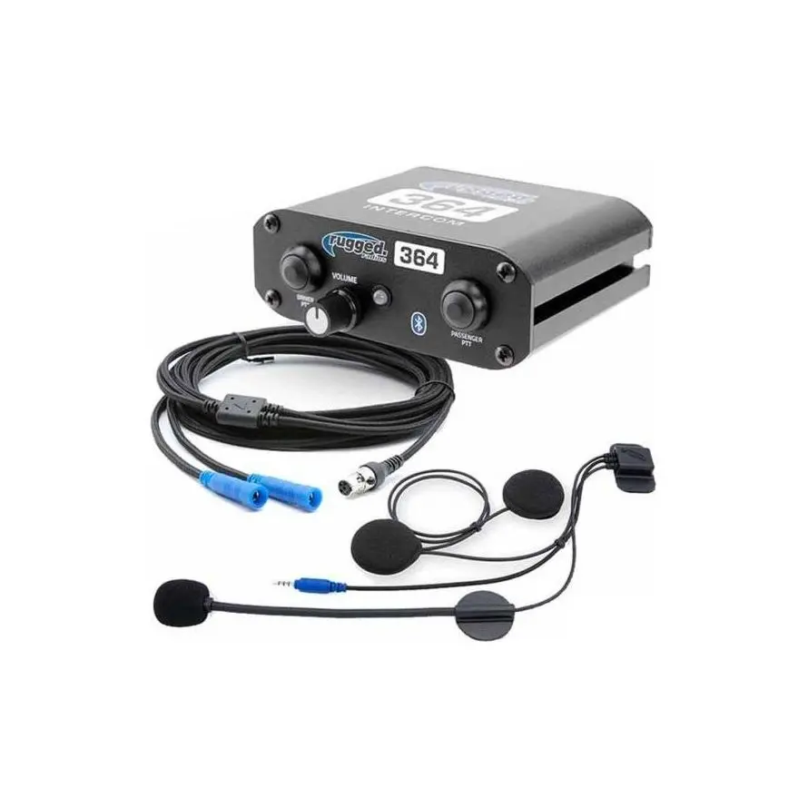 2 Person Super Sport 364 Communication Intercom System With Helmet Kits 1