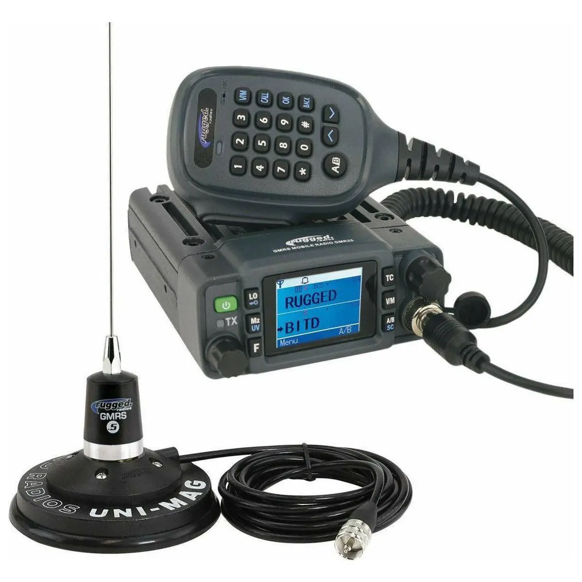 Gmr25 Waterproof Band Mobile Radio With Antenna 1