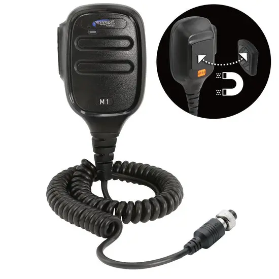Hand Mic For M1 Mobile Radio With Scosche Magicmount 1