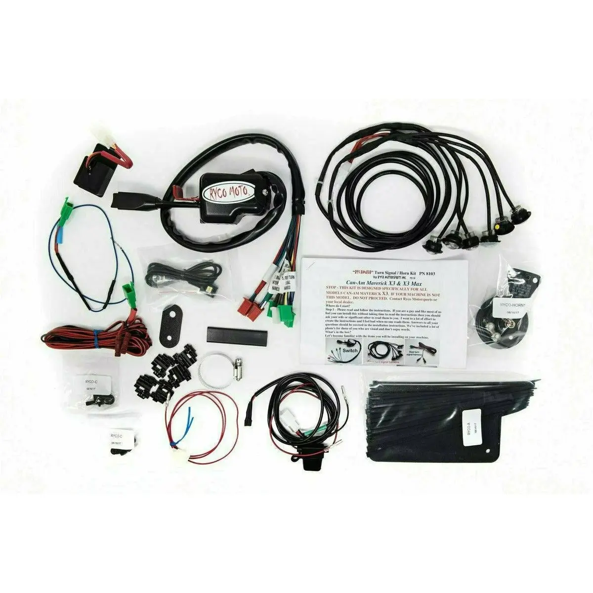 Can Am Commander (2021+) Turn Signal & Horn Kit 1
